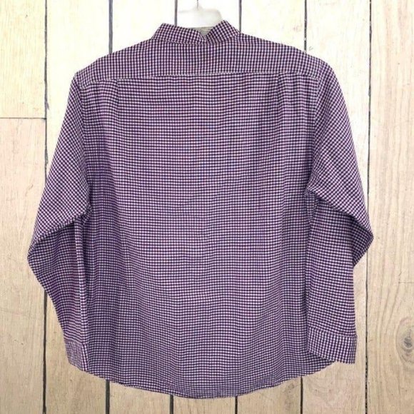 CREMIEUX Classics Men's Shirt Purple Sz 2X Checks Long Sleeves Button Down - Picture 2 of 10